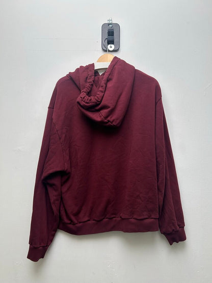 Preowned Celine Maroon yellow Hoodie Size Large