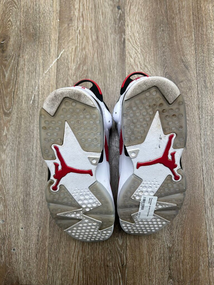Preowned Jordan 6 Carmine Size 8.5