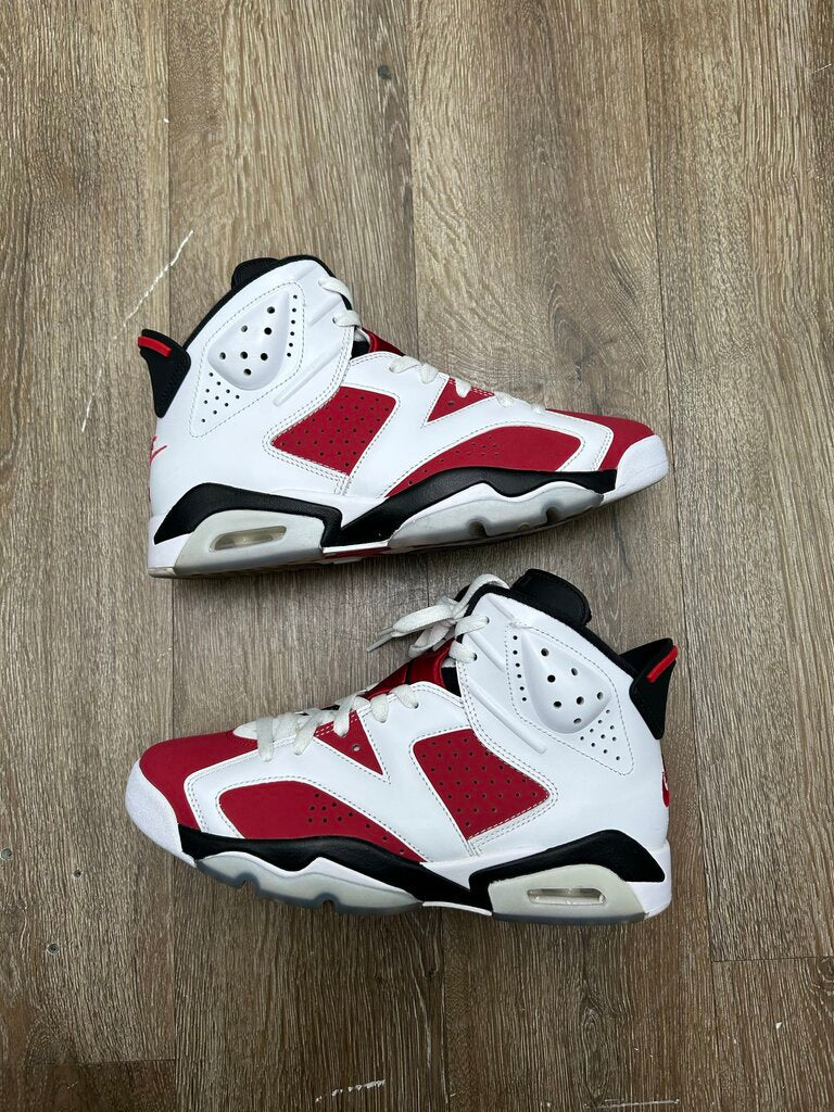 Preowned Jordan 6 Carmine Size 8.5