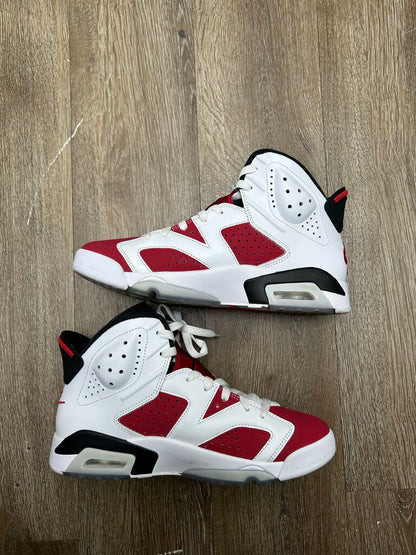 Preowned Jordan 6 Carmine Size 8.5