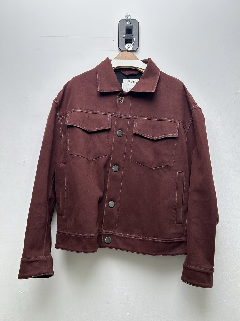 Preowned Acne Studios Maroon Jacket Size Large