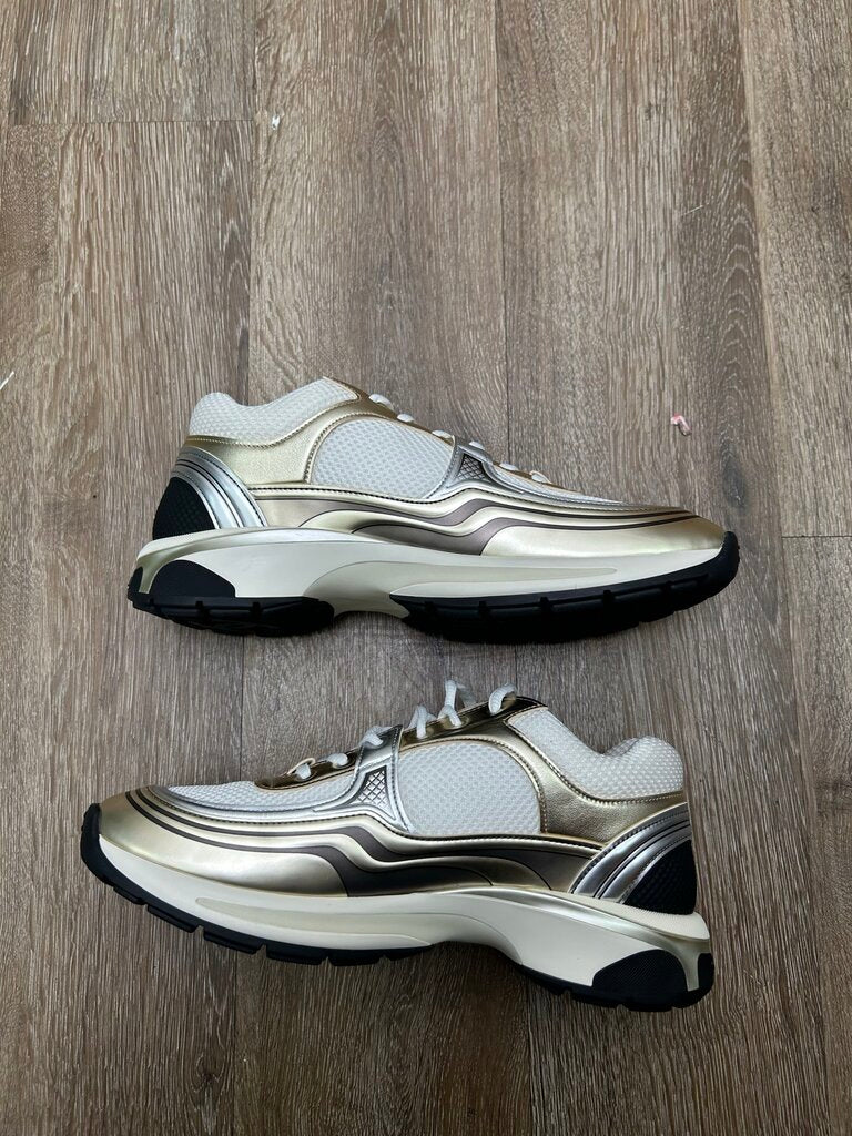 New Chanel Runner Gold Silver Size 42