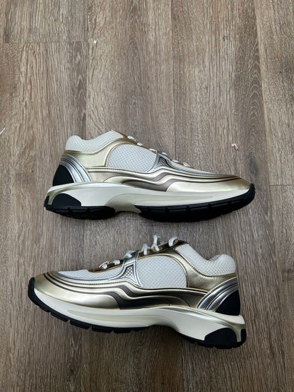 New Chanel Runner Gold Silver Size 42