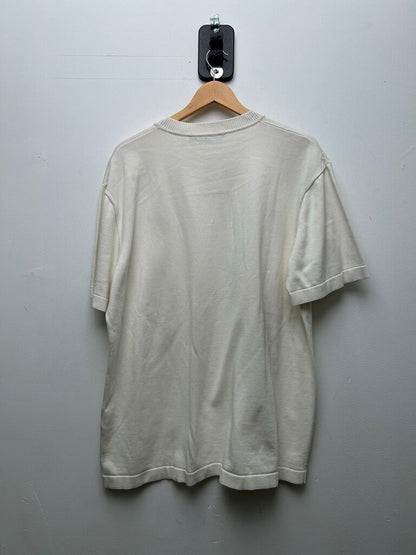 Preowned Louis Vuitton White Pin Tee Size XXL