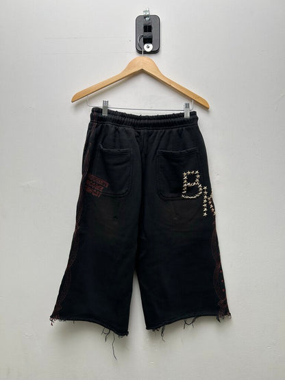 New Boredom Kills Black Collegiate Shorts Size Small
