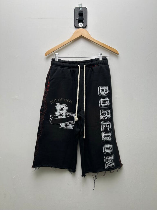New Boredom Kills Black Collegiate Shorts Size Large
