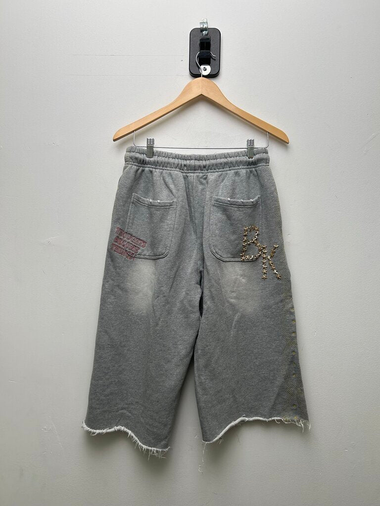 New Boredom Kills Grey Collegiate Shorts Size XL