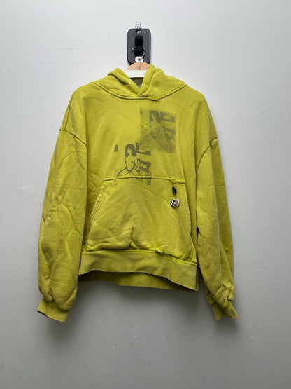 New Faciane Pin Green Distressed Porn Hoodie sz.XL