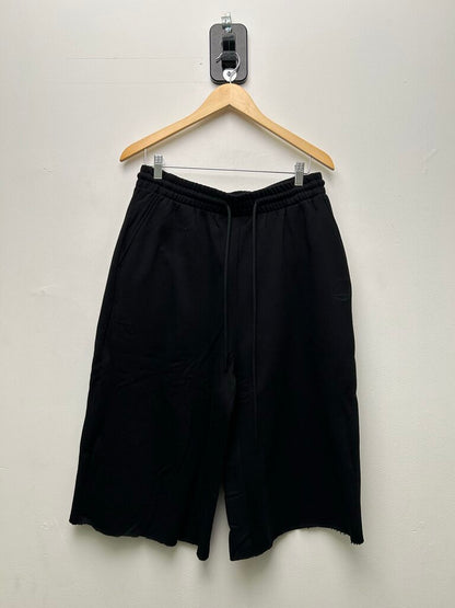 New Faciane RS Black Cutoff Sweat Shorts sz.L