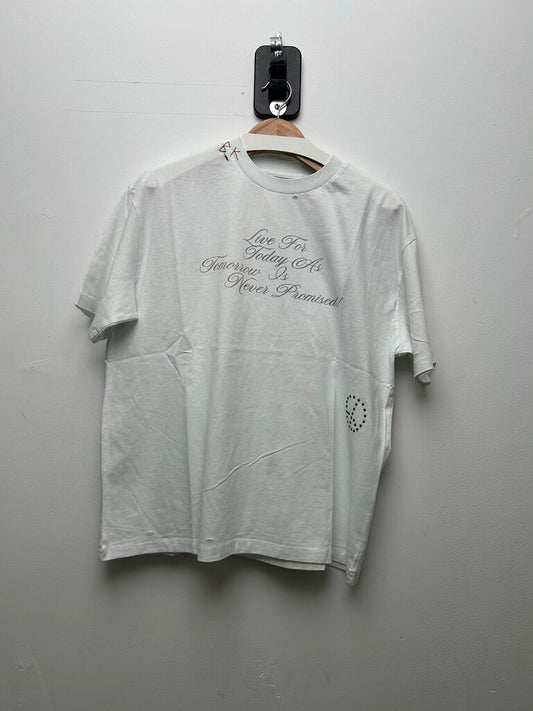New Boredom Kills White Tomorrow Tee Size Medium