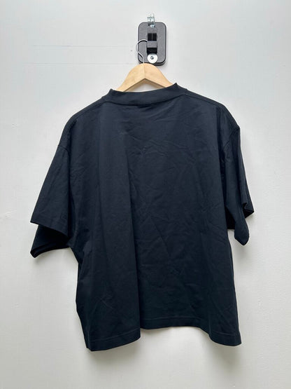 New Balenciaga Black BB Tee Size 2