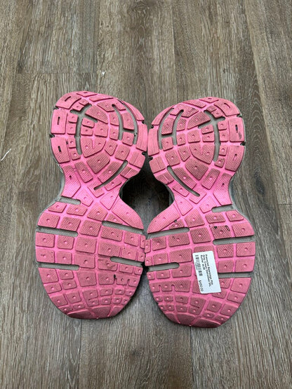 Preowned Balenciaga Pink Grey Cream Distressed 3XL Runner sz.39