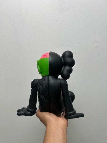 Preowned KAWS Resting Place Black Xray Laying Down Figure (NO BOX)