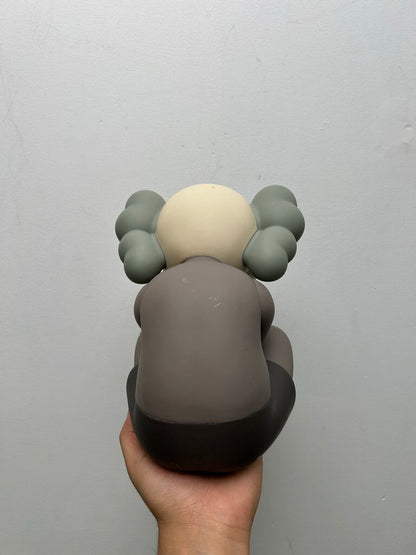 Preowned KAWS Brown Separated Sitting Cover Eyes FIgure (NO BOX)