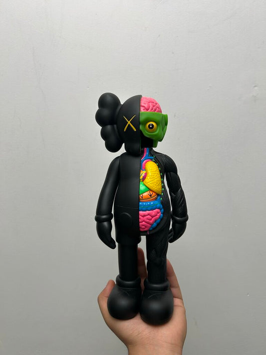 Preowned KAWS Flayed Xray Black Standing Figure (NO BOX)