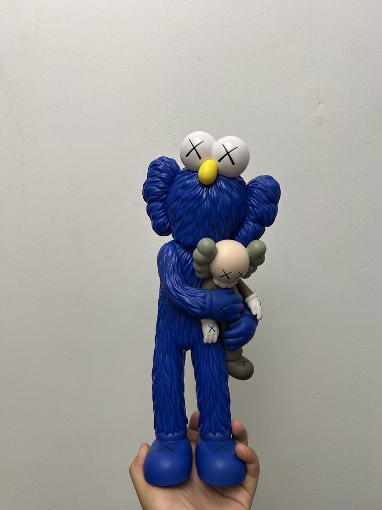 Preowned KAWS Take Blue Carrying Brown Figure ( NO BOX)