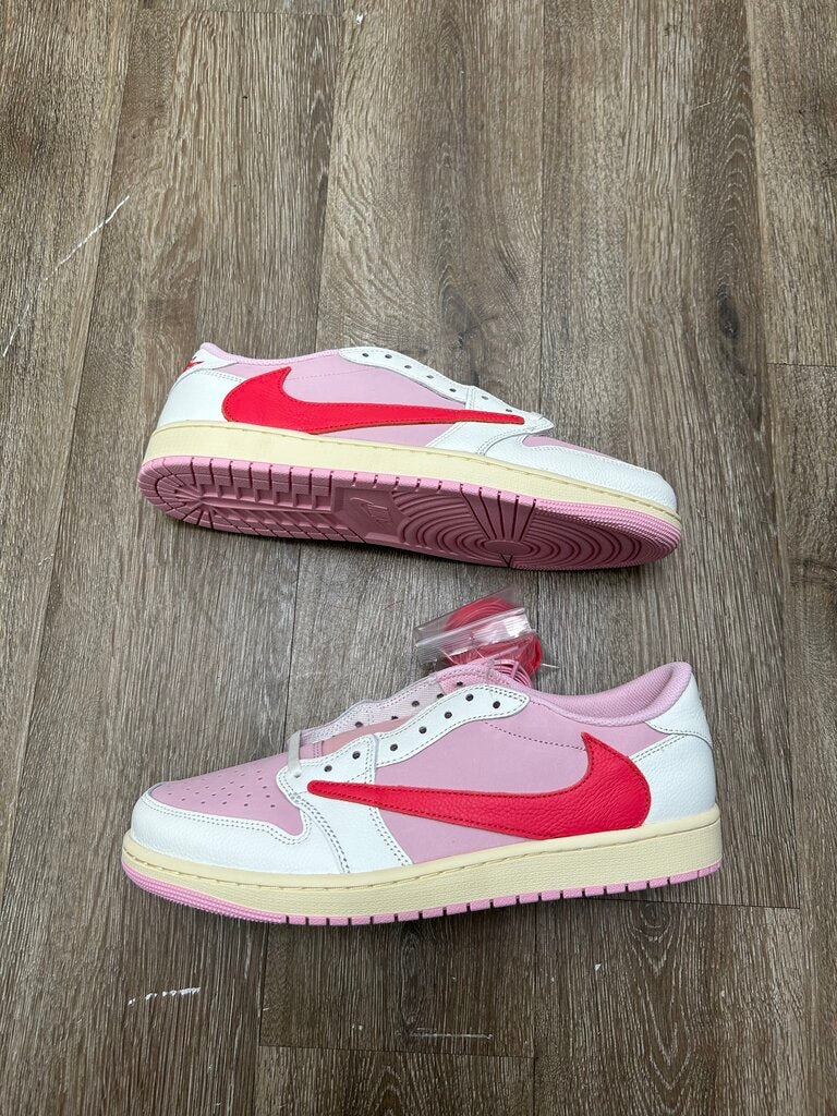 New Jordan 1 Low Travis Scott Pink Red Sz.13