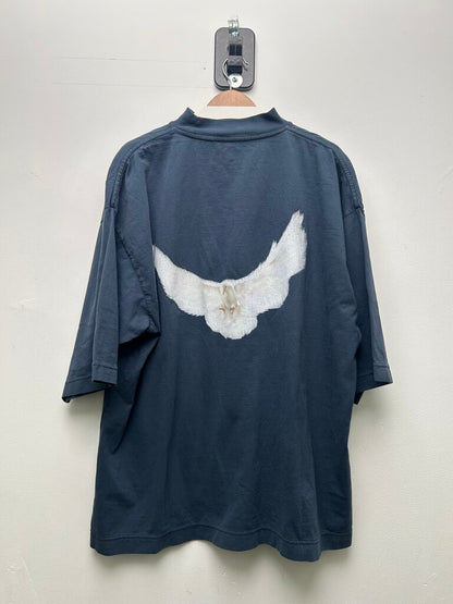 New Yeezy Gap Navy Dove Tee Sz.XS (Fits XXL)