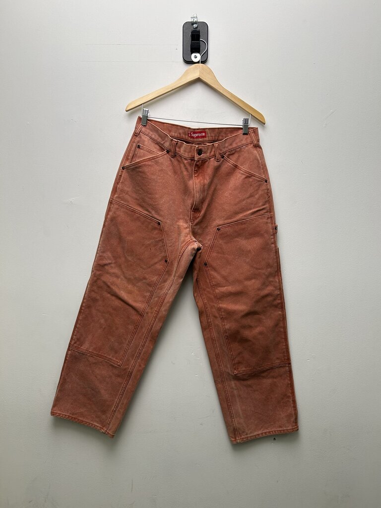 Preowned Supreme Double Knee Orange Size 34