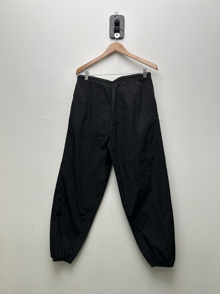 Preowned Balenciaga Blank Black Track Pants Size