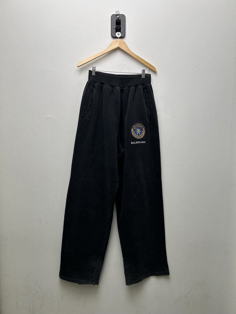 Preowned Balenciaga Uniform Patch Sweatpants Size Medium