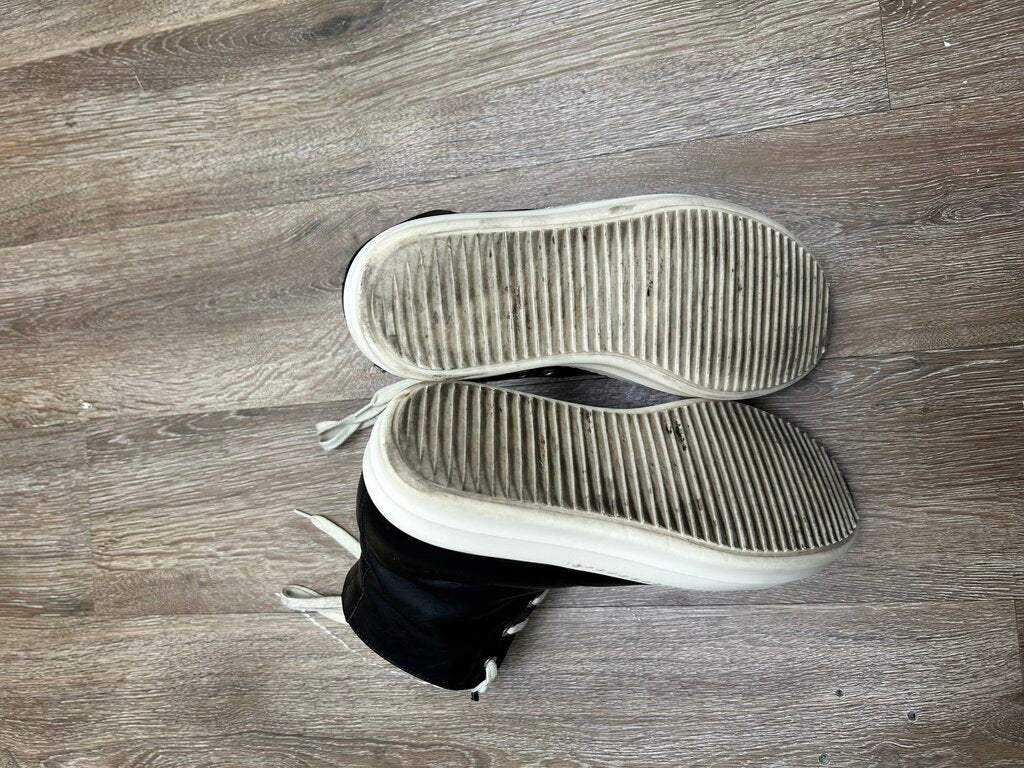 Preowned Rick Owens Ramone High Mainline Black Size 42
