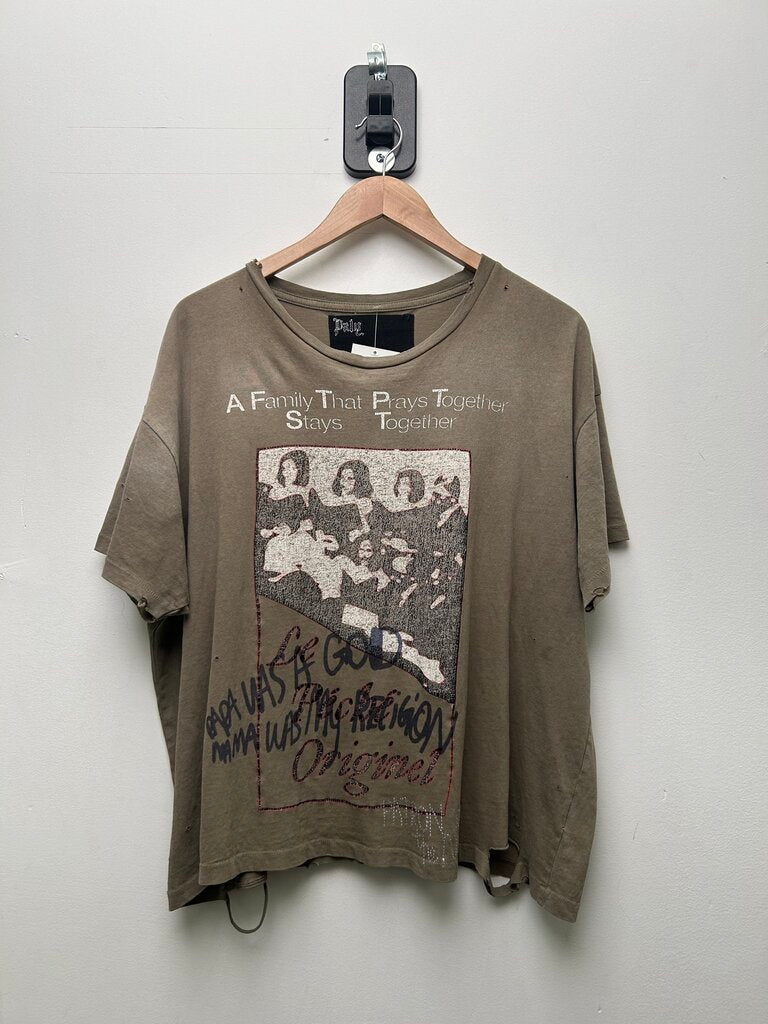 Preowned Paly Family Grey Tee Size Smalll