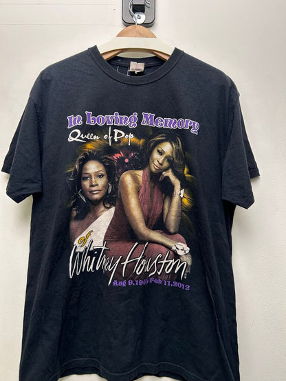 2012 Vintage Whitney Houston Queen of Pop sz.XL