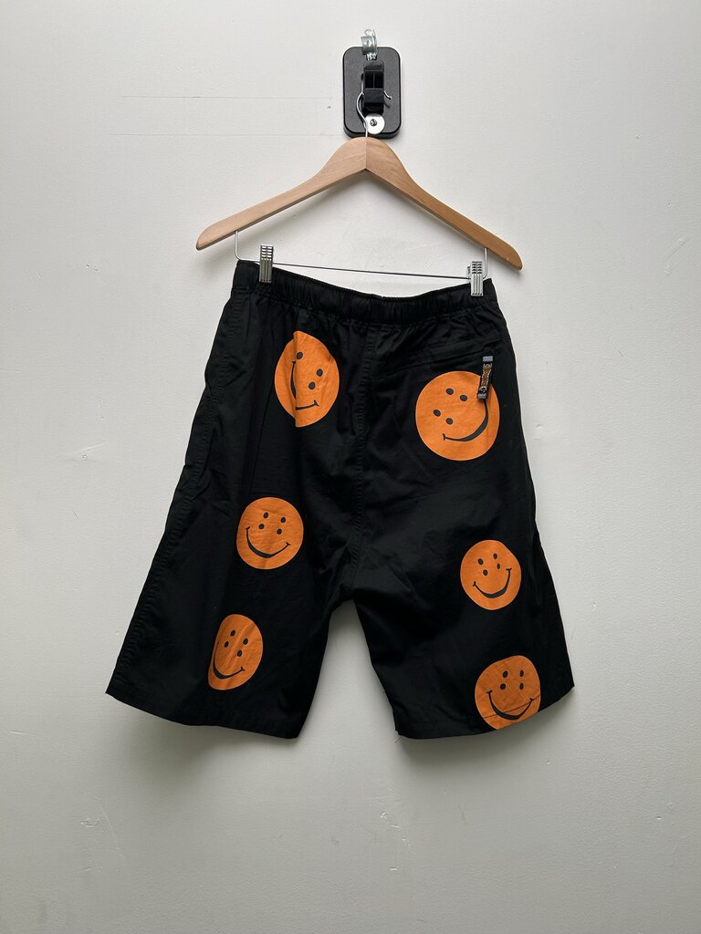 Preowned Kapital Black Orange Smiley Shorts Size 4