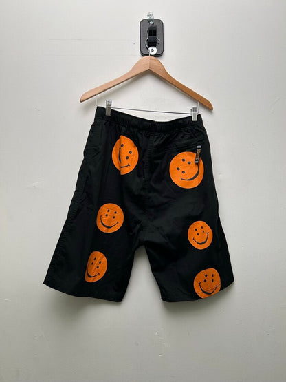 Preowned Kapital Black Orange Smiley Shorts Size 4