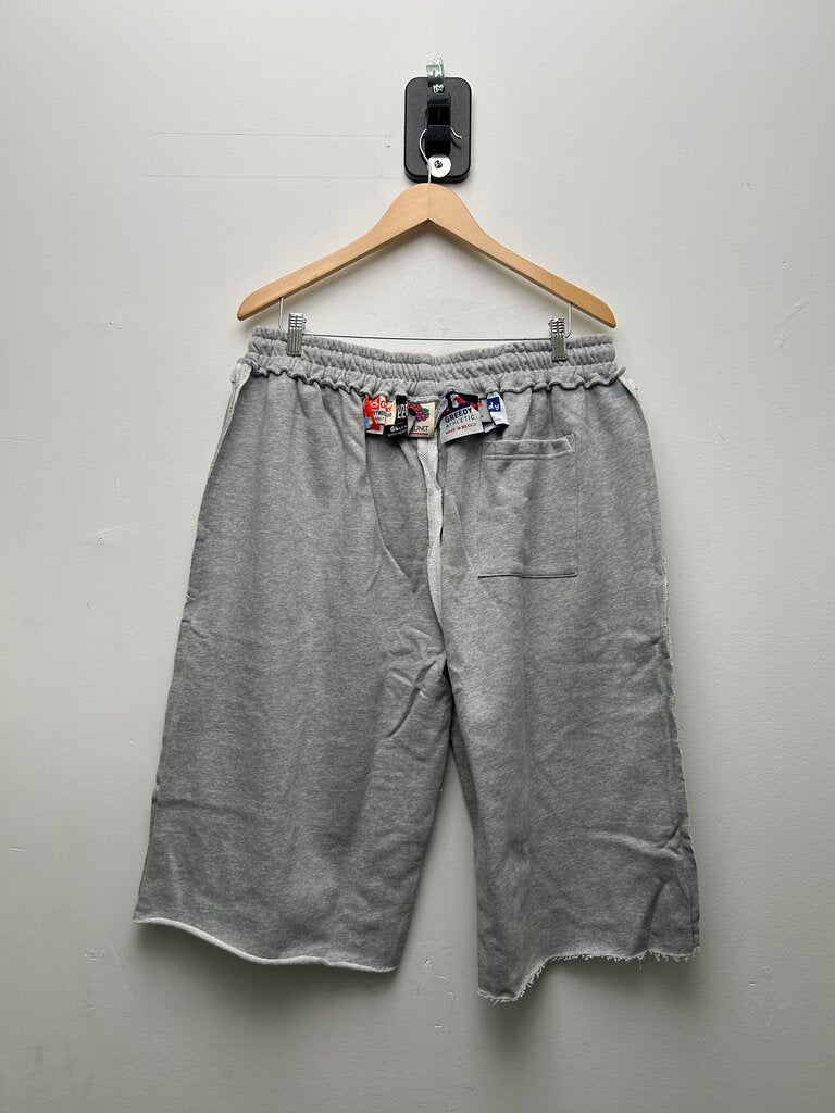 New Greedy Unit Tag Long Shorts Grey Sz.XL