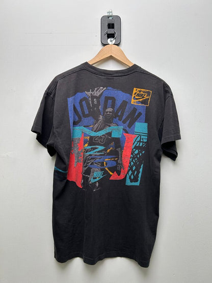 Nike Jordan Wrap Around 90s Black Tee Sz L
