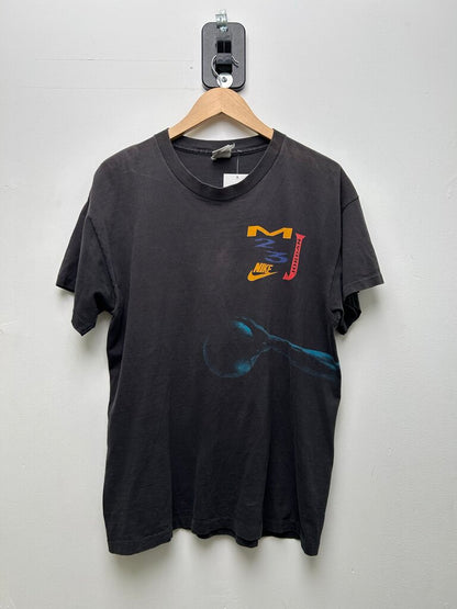 Nike Jordan Wrap Around 90s Black Tee Sz L