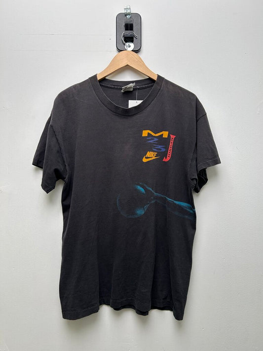 Nike Jordan Wrap Around 90s Black Tee Sz L