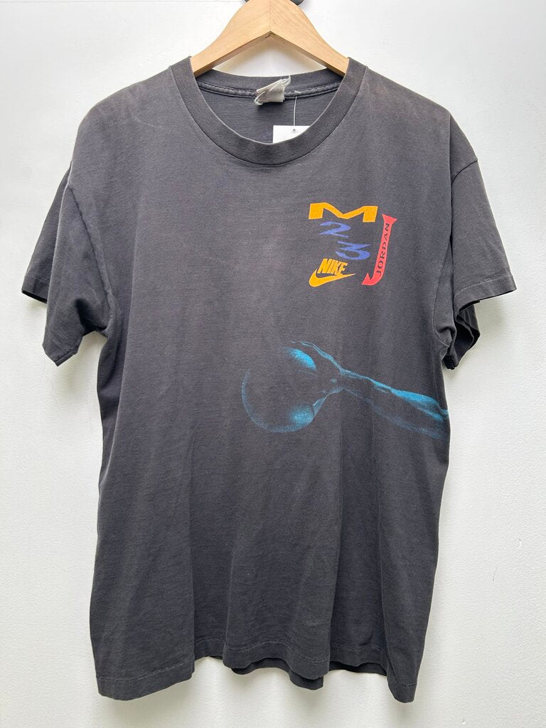 Nike Jordan Wrap Around 90s Black Tee Sz L