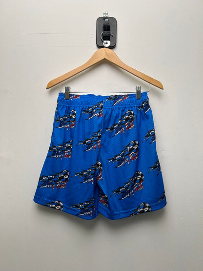 New Eric Emanuel Matty Blue Shorts Size Small