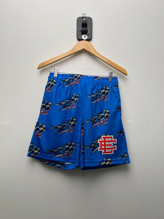 New Eric Emanuel Matty Blue Shorts Size Small