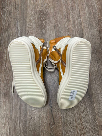 Preowned Rick Owens Geobasket Tan Milk sz.43(NO BOX)(NO INSOLE)