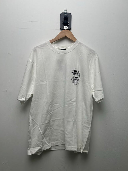 New Stussy Summer Classics White Tee sz.S