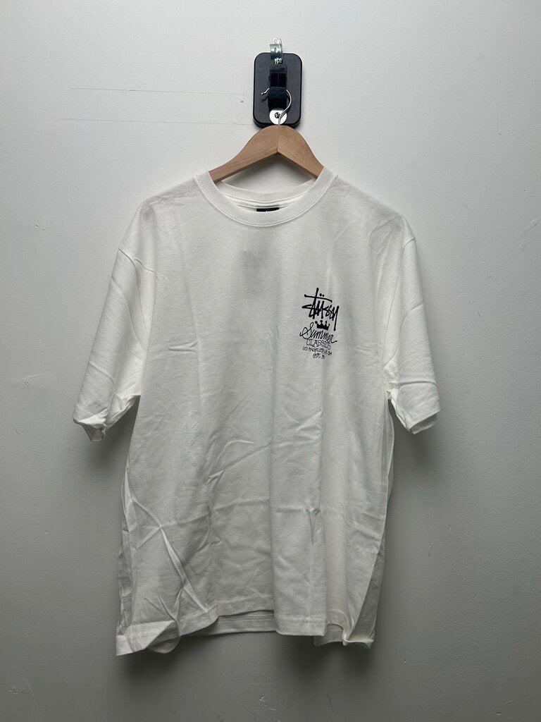 New Stussy Summer Classics White Tee sz.M