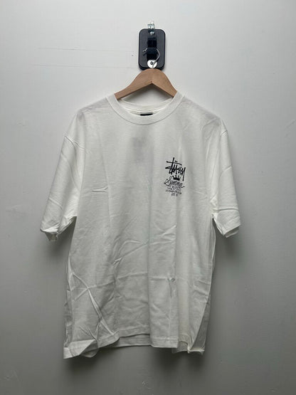 New Stussy Summer Classics White Tee sz.M