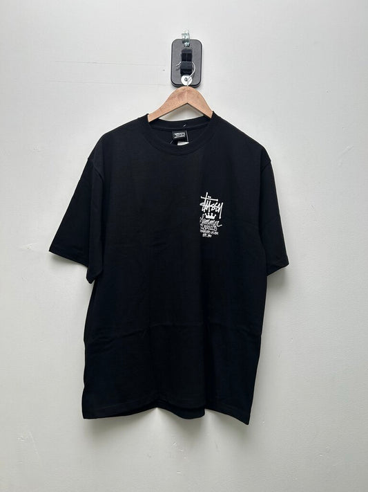 New Stussy Summer Classics Black Tee sz.L