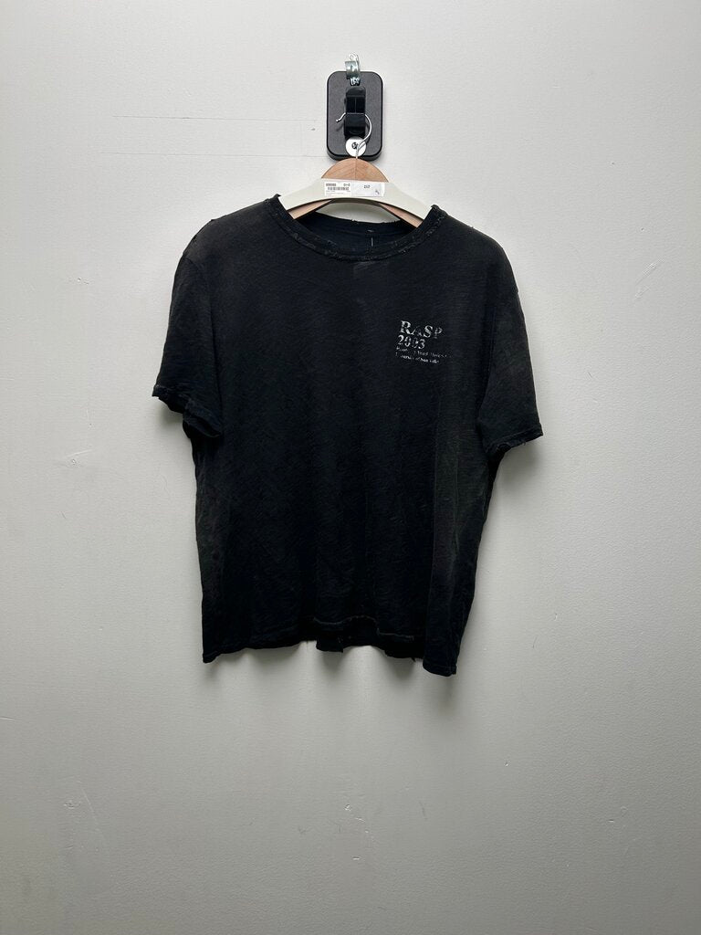 Preowned Gv Gallery Black Rasp 2003 Tee Sz.Small
