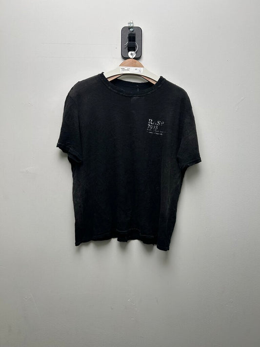 Preowned Gv Gallery Black Rasp 2003 Tee Sz.Small