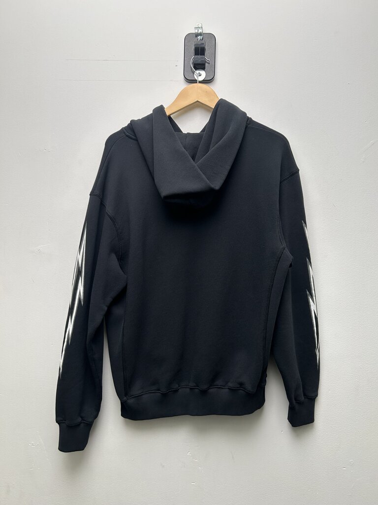 New Eric Emanuel Black Lightning Hoodie Sz.Medium