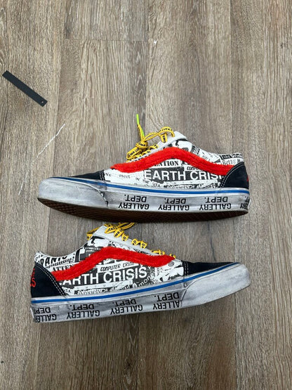 Preowned Gallery Dept Vans White Sz 12