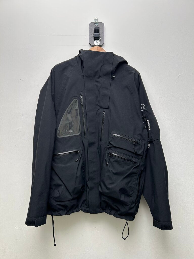 Preowned Supreme Goretex Tech Shell Black Jacket