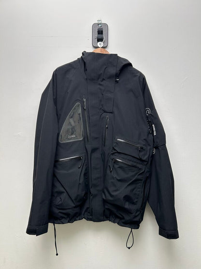 Preowned Supreme Goretex Tech Shell Black Jacket