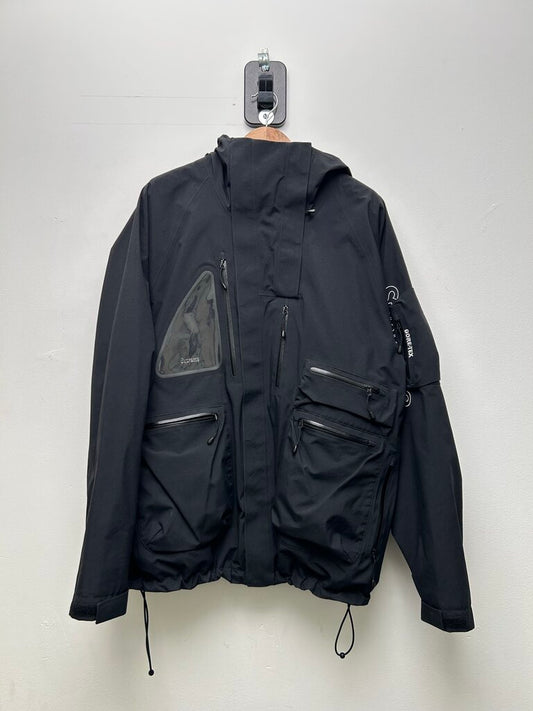 Preowned Supreme Goretex Tech Shell Black Jacket