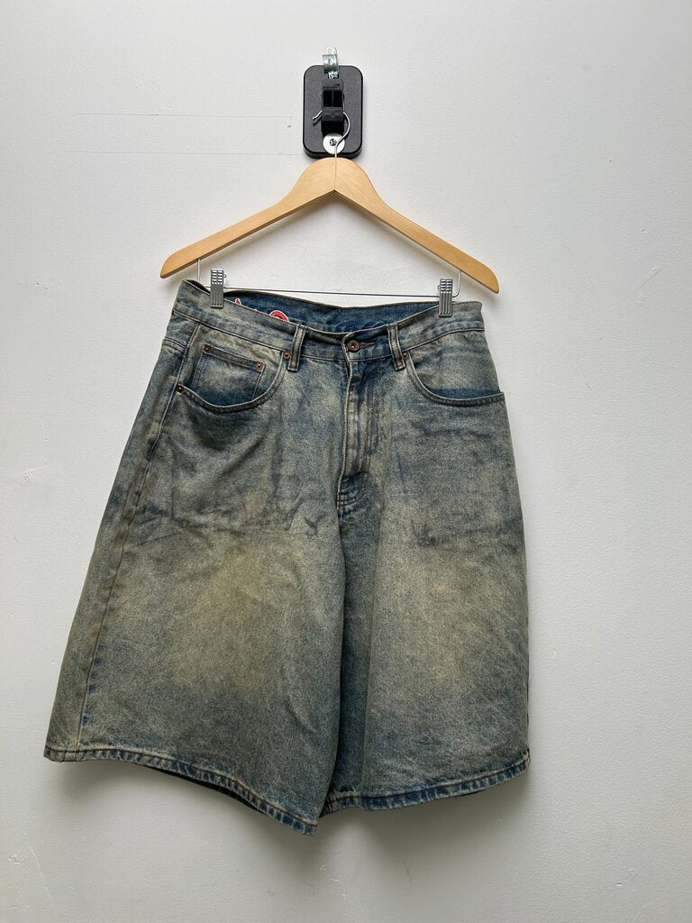 Preowned Gv Gallery Lightwash Denim Shorts Size Small